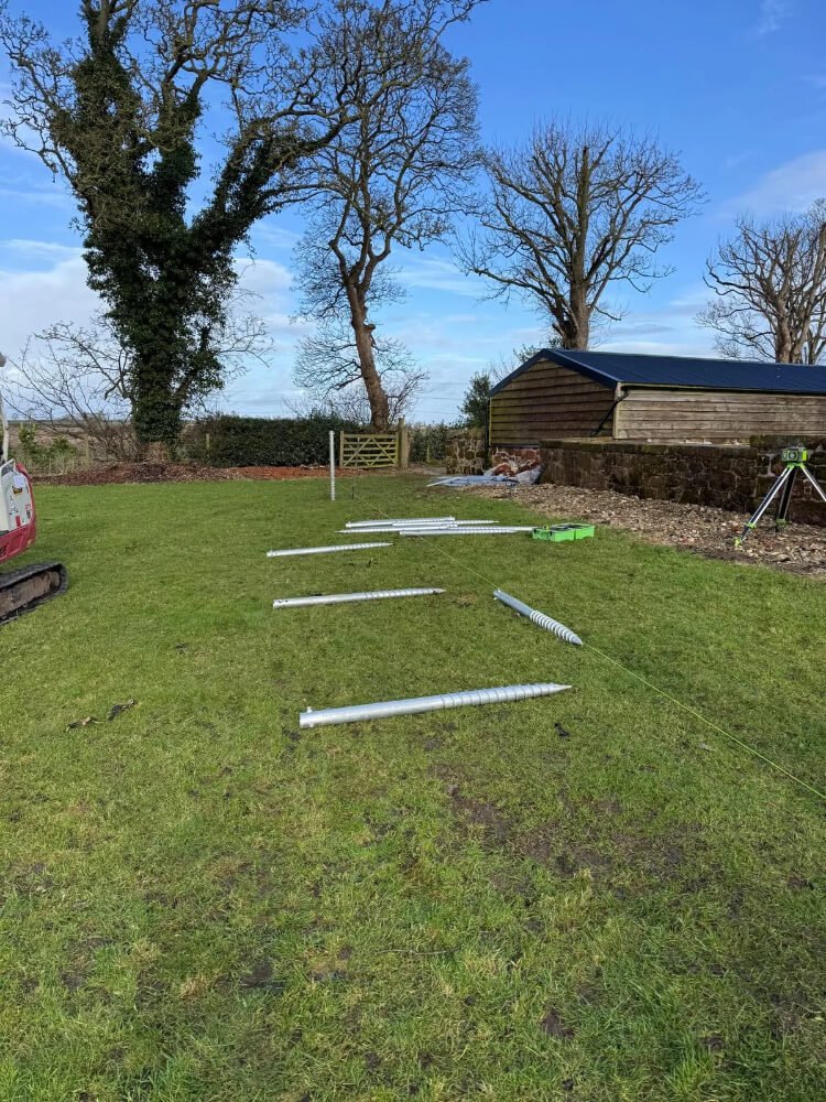 Solar PV installation in Chirk