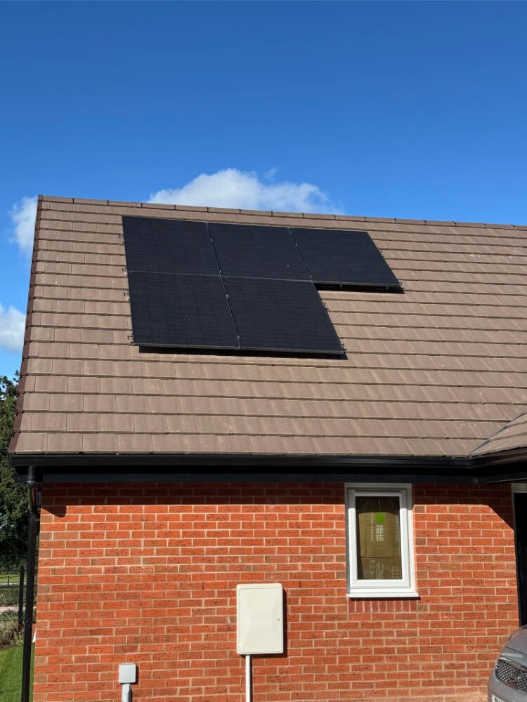 Solar panels installed by RJW Electrics